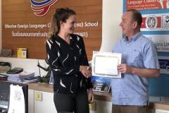 Director of SEE TEFL, John Quinn, and myself
